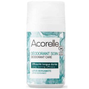 Acorelle Certified Organic Deodorant Care Roll-on Long Lasting - Lotus Bergamot